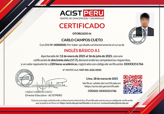 Obtener certificado de ingles básico en corto tiempo