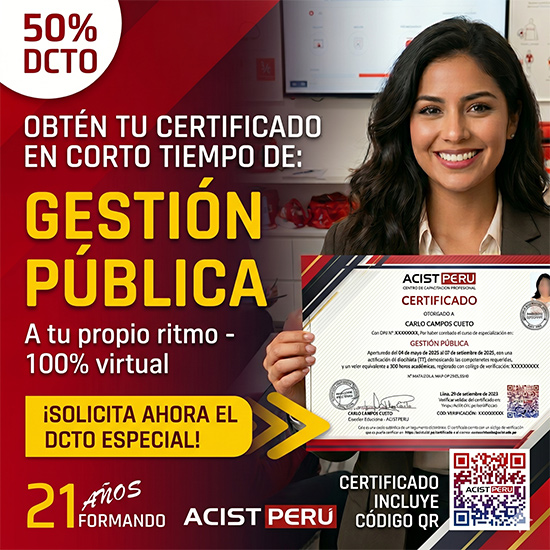 Curso de Gestión Pública 2026 | Convocatorias CAS - Normativa SERVIR